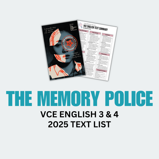 The Memory Police VCE English 3/4 Text Summary