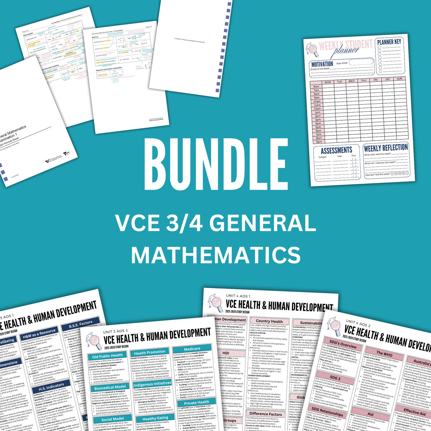 VCE 3/4 General Math Summary Notes