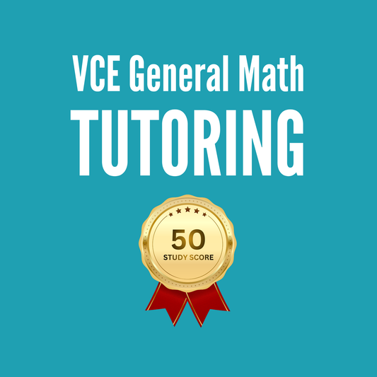 VCE General Math Online Tutoring
