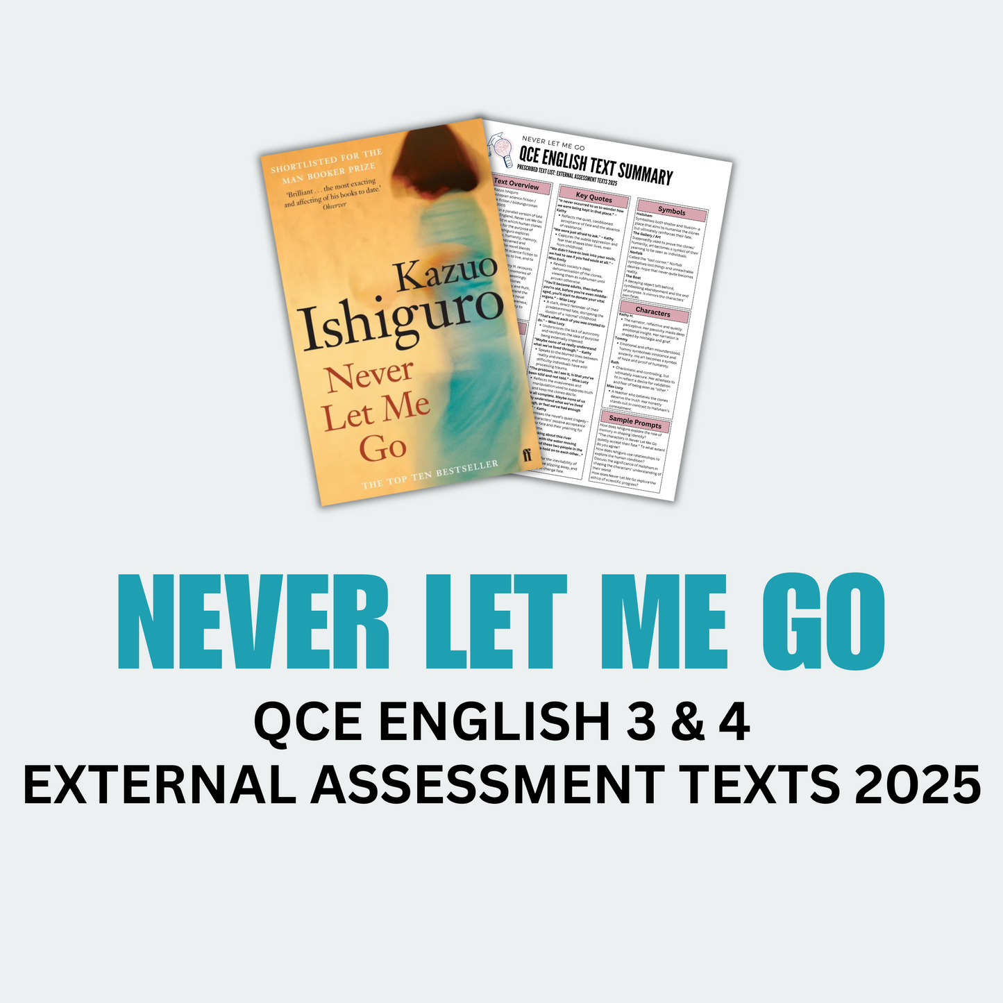 Never Let Me Go QCE English Text Summary