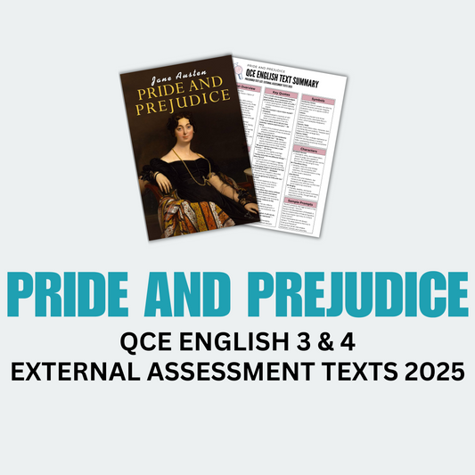 Pride and Prejudice QCE English Text Summary