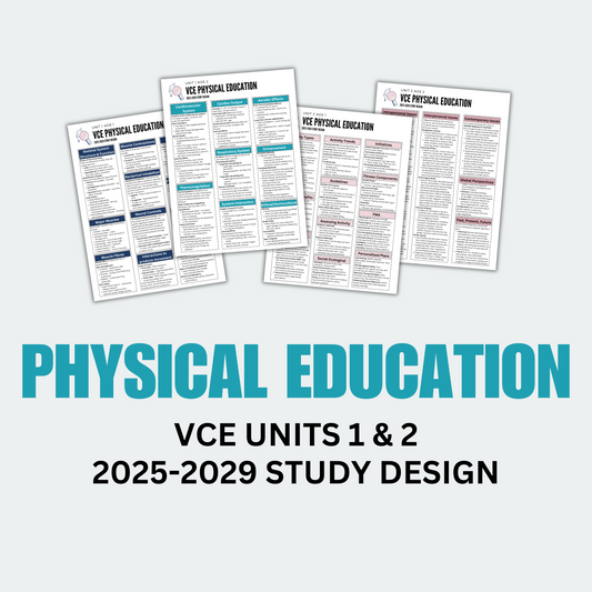 VCE 1/2 Physical Education Summary Notes