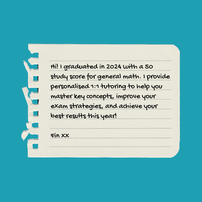 VCE General Math Online Tutoring