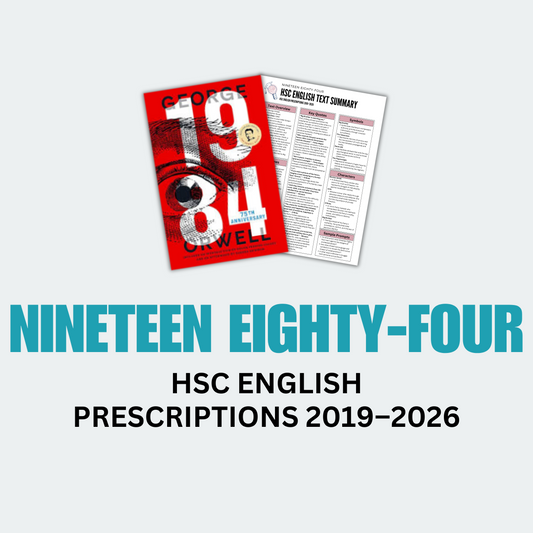 Nineteen Eighty-Four HSC English Text Summary