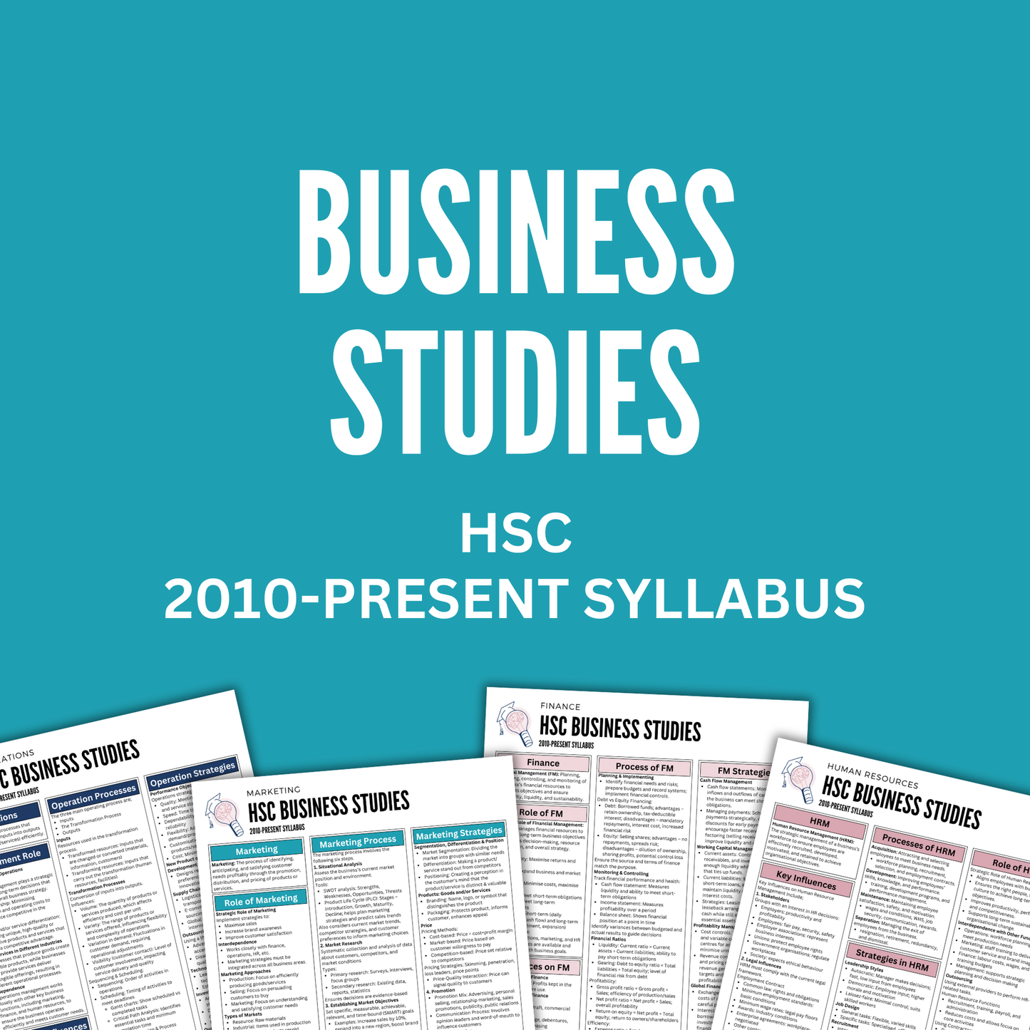 HSC Business Studies Summary Notes