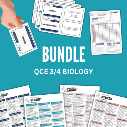 QCE 3/4 Biology Summary Notes