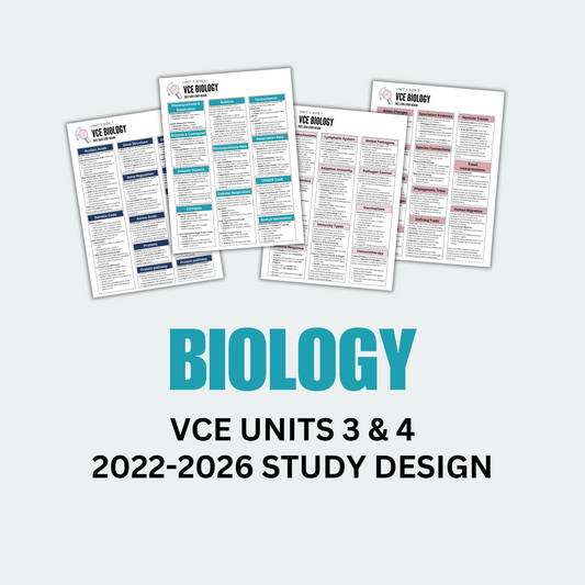 VCE 3/4 Biology Summary Notes