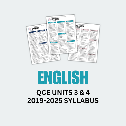 QCE 3/4 English Summary Notes