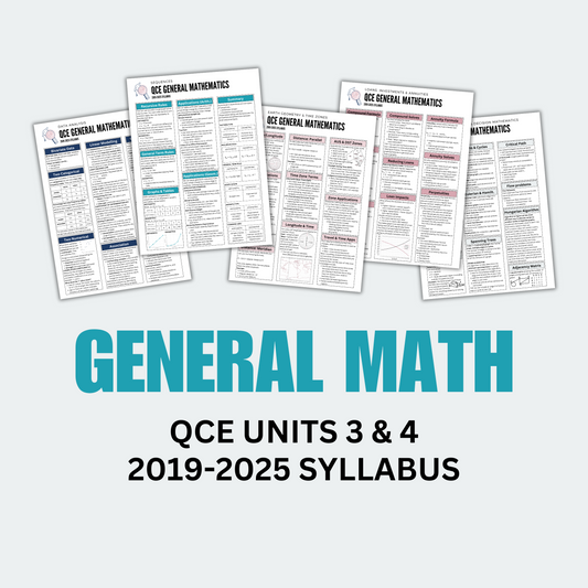 QCE 3/4 General Math Summary Notes