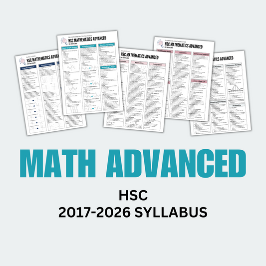 HSC Mathematics Advanced Summary Notes