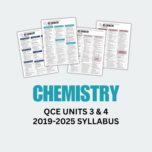 QCE 3/4 Chemistry Summary Notes