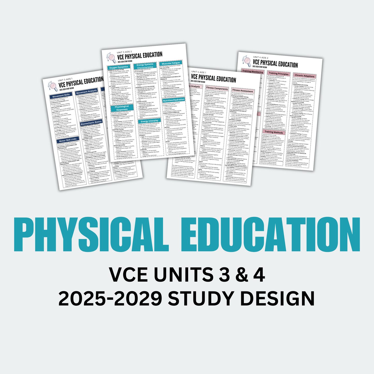 VCE 3/4 Physical Education Summary Notes