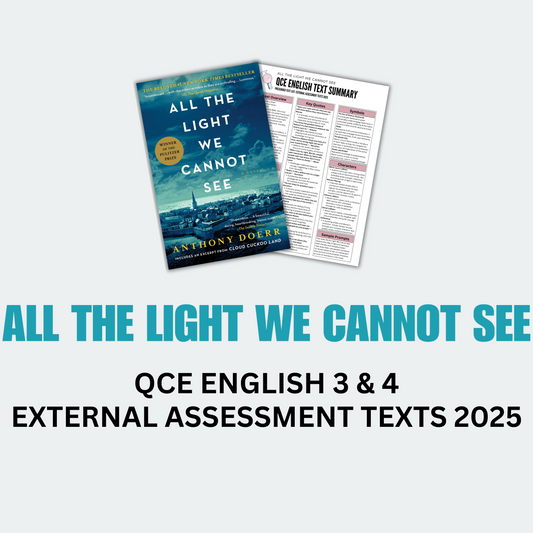 All the Light We Cannot See QCE English Text Summary
